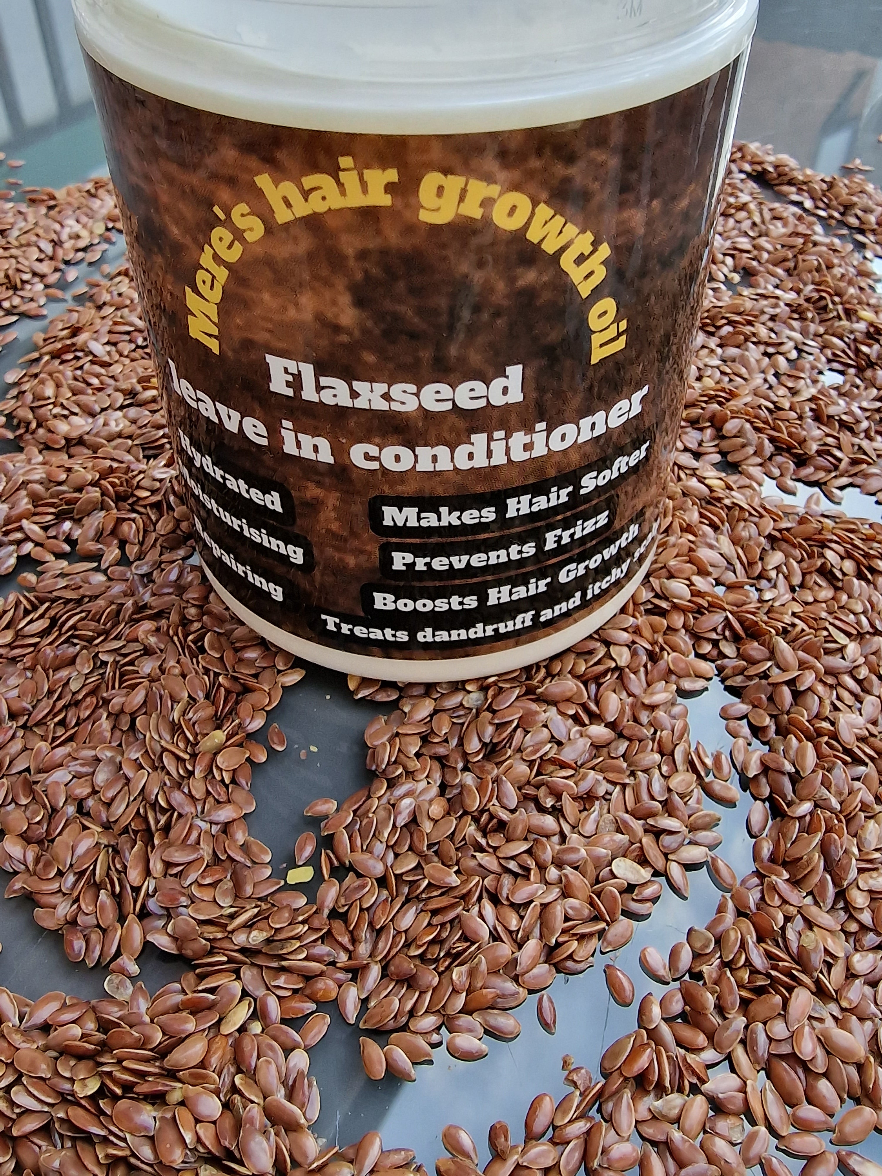 Flaxseed Leave in conditioner MERE'S hair growth oil 