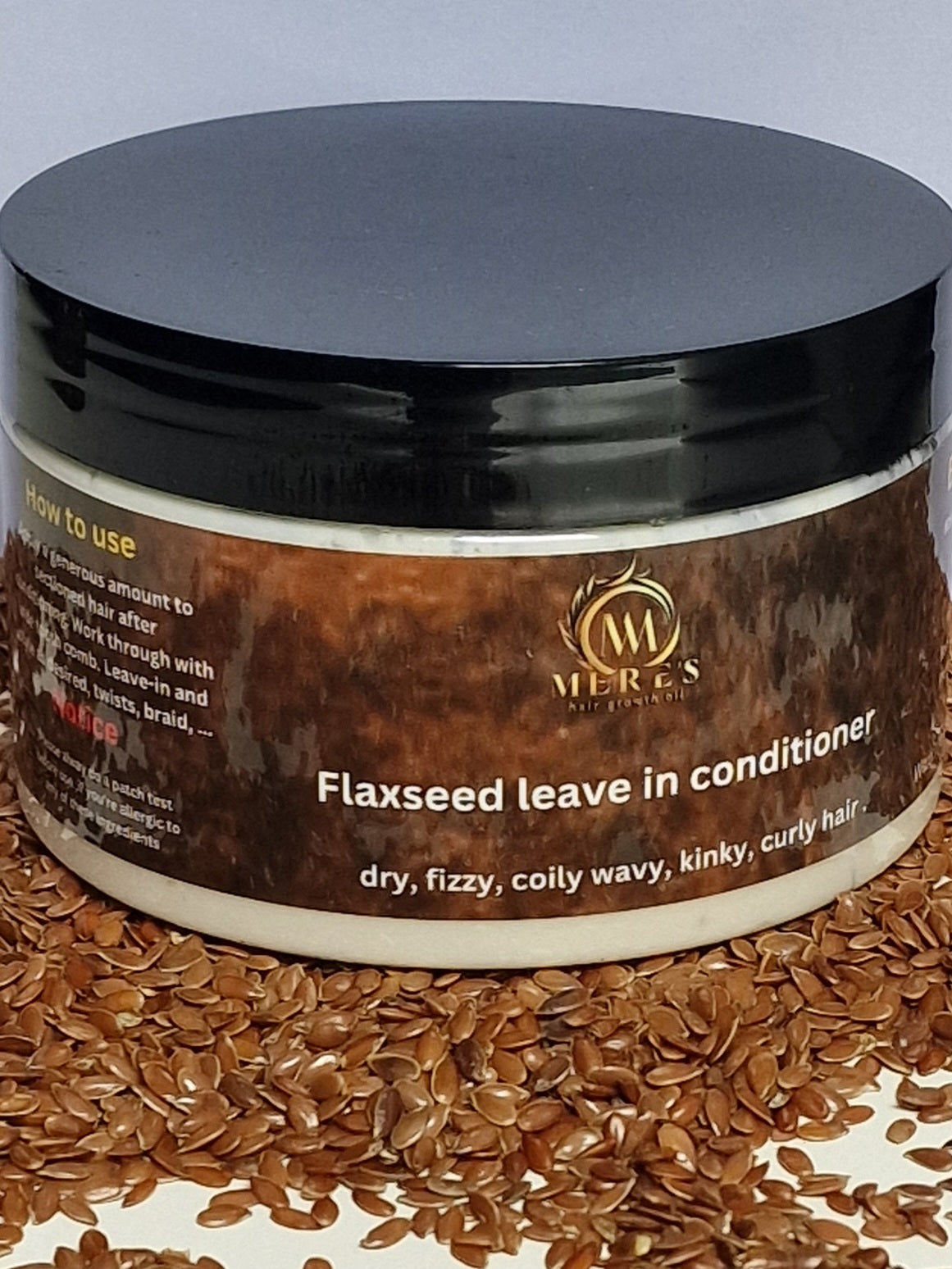 Flaxseed leave in conditioner and Alovera growth oil MERE&